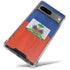 Haitian Flag Distressed Google Pixel 8a Clear Case
